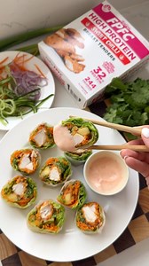 379K views · 12K reactions | SWEET CHILLI CHICKEN TENDER RICE PAPER WRAP  Using @froproaus 100% Australian chicken coated in a crunchy high protein crumb! This recipe is so quick and easy to cook. 38g of protein, 385 calories. Find the new FroPro FPFC range in the freezer section of Coles. #AD | Recipes by Victoria | Facebook