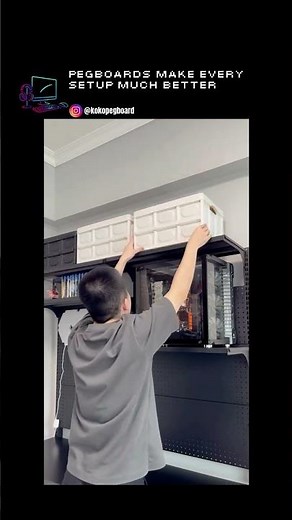 Pegboards are a game changer for your desk setup!!