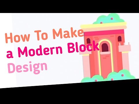 How to make a Modern Block Design in Geometry Dash [TUTORIAL #3]
