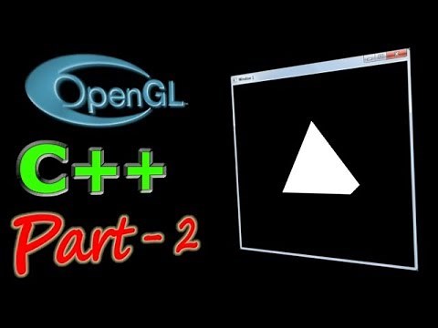 OpenGL Tutorial - 2 | Drawing some basic primitives | OpenGL in C++ with the GLUT library