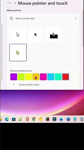 Change Color of Mouse Pointer in Windows 11