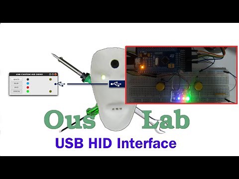 Custom USB HID Interface using STM32 (stm32f103c8)