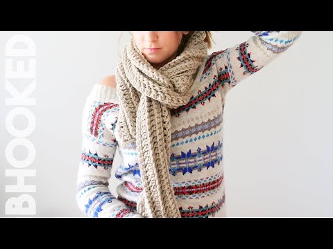 How to Crochet a Scarf for the Complete Beginner