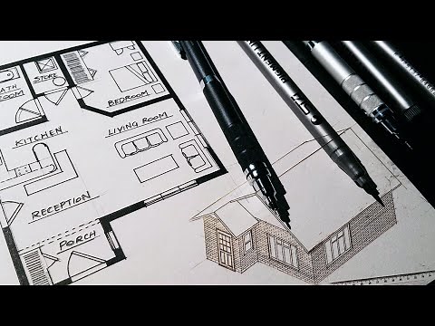 Isometric Drawing From A House Floor Plan