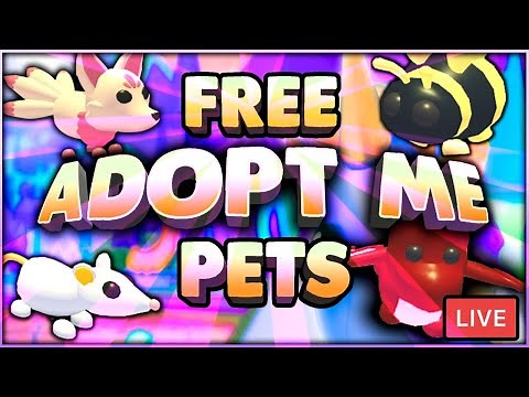 💜 ADOPT ME LIVE GIVEAWAY 💜LEGENDARY PETS RIGHT NOW 💜 (Roblox)