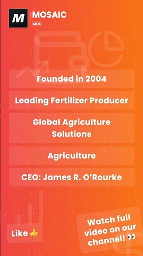 Mosaic Company: Revolutionizing Agriculture for Global Food Security | MOS