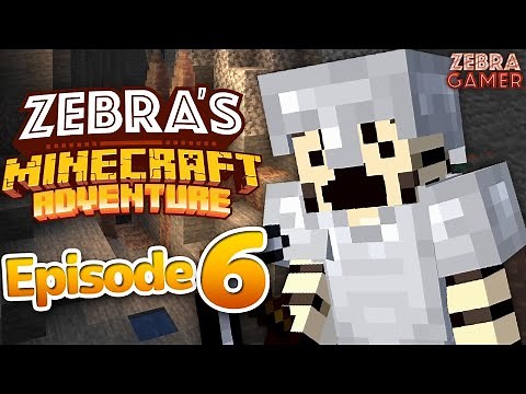 Zebra's Minecraft Adventure Part 6 - Iron Armor! Mining Ore!