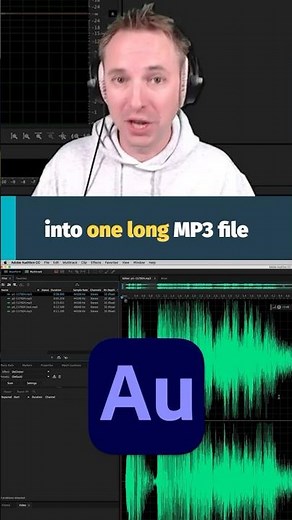 Merge multiple files into ONE in Adobe Audition