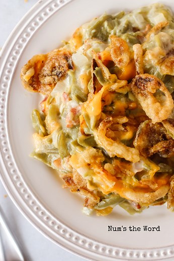 Green Bean Casserole with Bacon