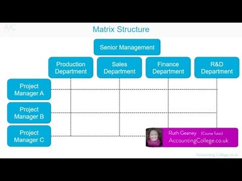 Matrix Organisational Structure - A-Z of business terminology