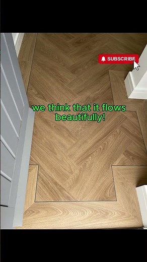 Herringbone LVT Floor - Take a look at this beautiful floor!! #flooring #interiordesign #lvt