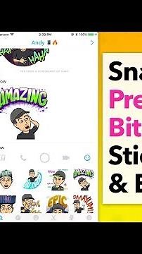 How to Use Search Bitmoji & Emoji on Snapchat