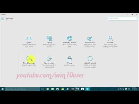Windows 10 : How to Change Date and time format