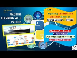Exploring Titanic Dataset | Decision Tree Classifier Model Visualization in Python | Google Colab