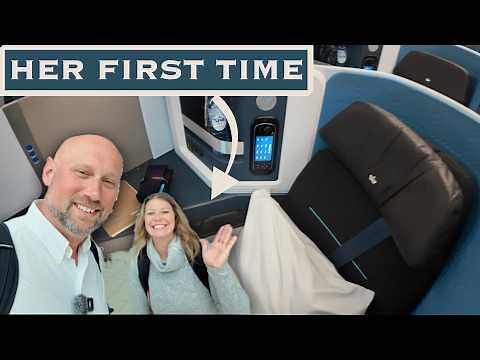 KLM 787-10 Business Class Review | Jaime's First Flight in Luxury