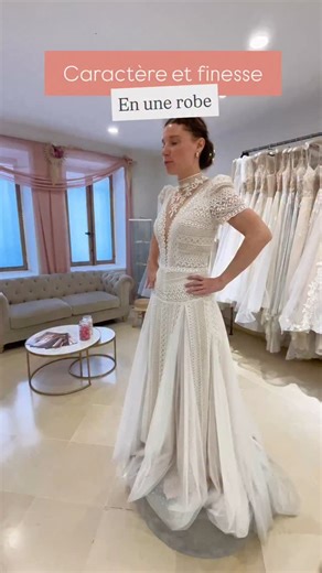 22K views · 12K reactions | Vous l’avez adoré dans notre dernier réel  Cette robe Alexia, avec du caractère mais en même temps de la finesse. Une robe d’exception ! #robedemariée #mariagechampetre #mariagechic #weddingday #weddingdress #robedemariee #weddingday #champ #weddingdress #robeboheme | Solution cérémonie | Facebook