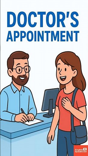 Must watch 👀 How to Book a Doctor’s Appointment in English 🩺 | Simple English Conversation
