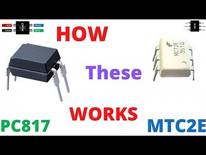 How Optocoupler/Photocoupler Works | pc817