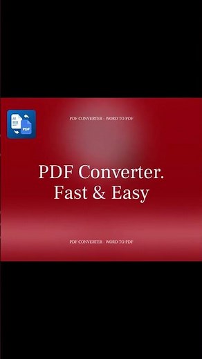 Convert to PDF