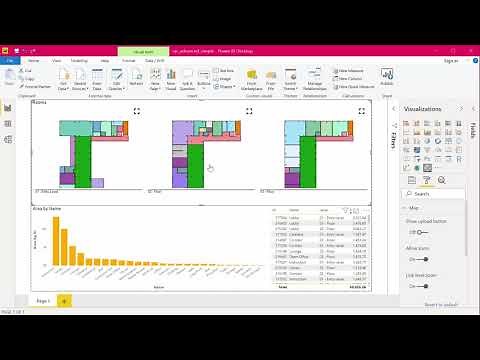 Custom Power BI Visual - Space Plan Viewer