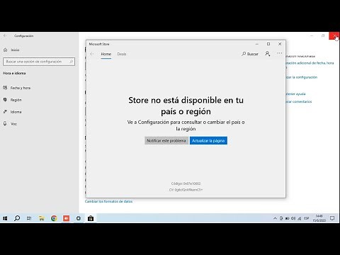 SOLUCION ERROR MICROSOFT STORE TIENDA WINDOWS NO DISPONIBLE EN TU REGION