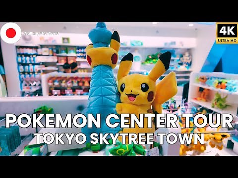 Pokémon Center Tokyo Skytree Town - FULL Merchandise Tour 2025 [4K] ポケモンセンター東京スカイツリータウン