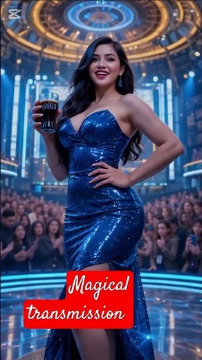 Plus Size Girls Glamorous Stage Dance with Black Panther Crowd Cheers & Magic Performance