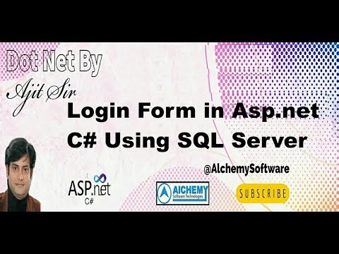 Login Form in Asp.net C# Using SQL Server