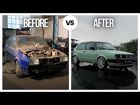 Golf MK2 GTI - FULL RESTORATION in 30 minutes!