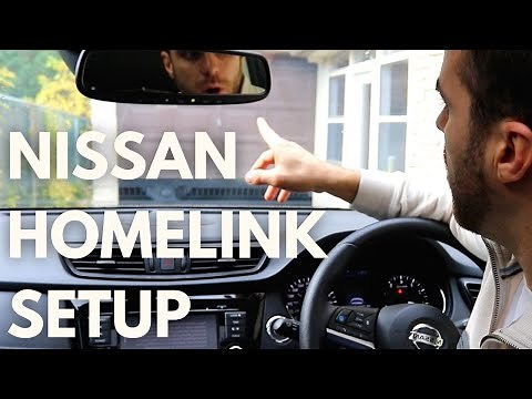 Nissan Homelink Programing to Your Garage Door Tutorial & How To