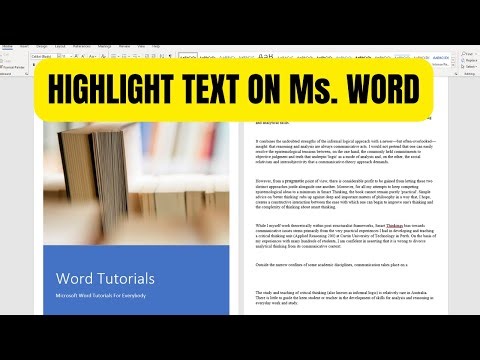 How to Highlight Text in MS Word - Easy Emphasis Guide!