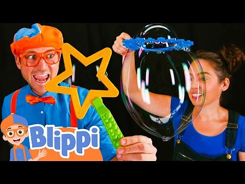 Blippi Learns How to Make BIG Bubbles! | Blippi Full Episodes | Educational Videos for Kids