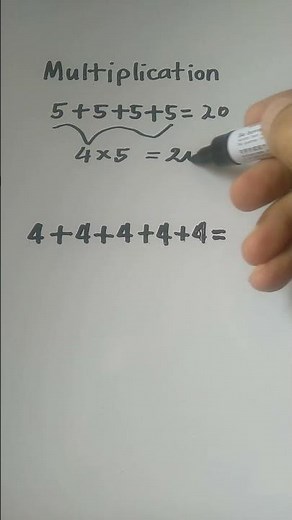 Numeracy: Multiplication as repeated addition