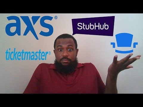 Buying Concert Tickets Online | AXS | SeatGeek | Stubhub | Ticketmaster | & More