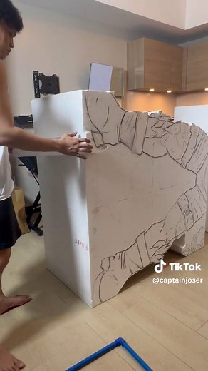 Samahan niyo ko gumawa | styrofoam sculpture