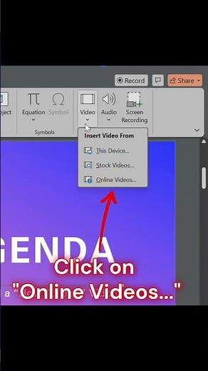 How to insert a YouTube video in to a PowerPoint #microsoft #powerpoint #youtube #howto