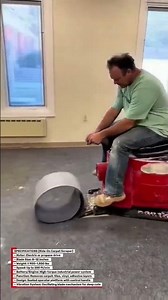 Ride-On Carpet Scraper Power Tool #floorremoval #constructiontools #renovation