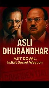 Asli Dhurandhar: The Real Story Behind Ajit Doval & Ajay Sanyal #AjitDoval #Dhurandhar #AjaySanyal