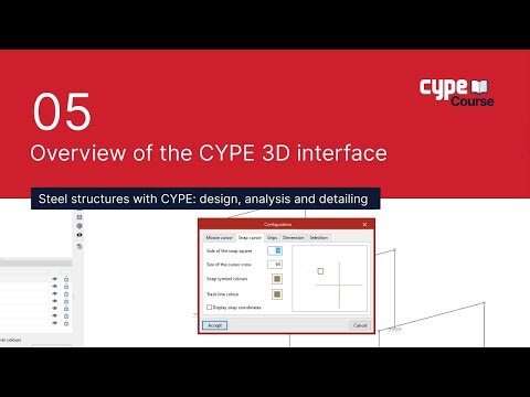 5 - Overview of the CYPE 3D interface