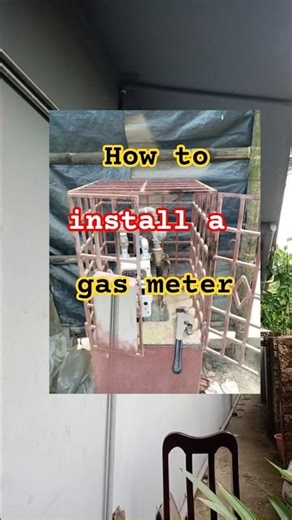 How to install a gas meter || 2025