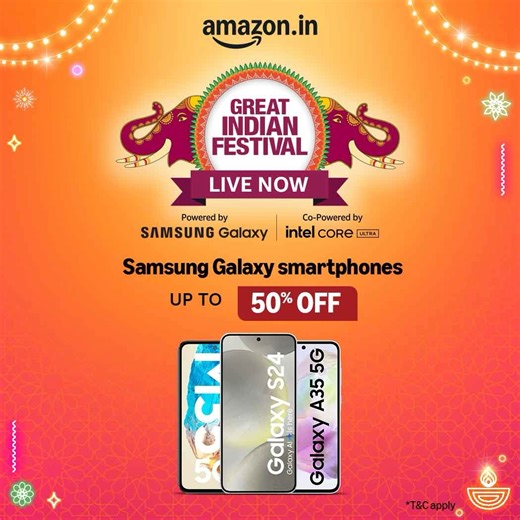 Get the best deals on Samsung Galaxy smartphones! Discover the latest features, exciting launches, and amazing no-cost EMI offers & more. Upgrade today on Amazon! | Amazon India