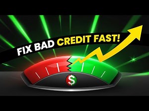 Fix Your BAD Credit Score FAST (Step-by-Step Guide)