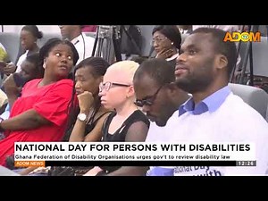 Ghana Federation of Disability Organisations urges gov’t to review disability law (24-06-25)