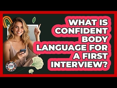 What Is Confident Body Language For A First Interview?