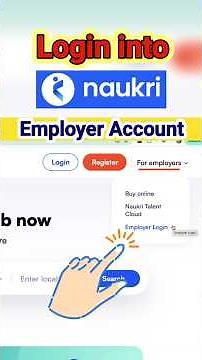 How to Login to Naukri.com’s Employer Account | Login to Naukri.com’s Super & Sub User #shorts