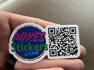 QR Code Logo Stickers - Etsy