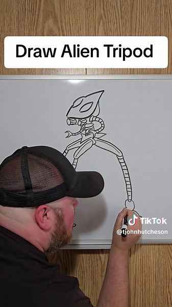 How to Draw the Tripod from War of the Worlds