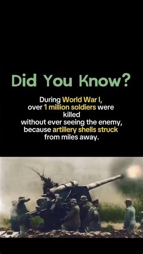 The 1 Million World War I Soldiers Who Died Without Seeing the Enemy