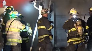 Firefighter hazard: Downed power lines