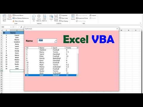 Excel VBA Tutorial: Select Row in ListBox Using ComboBox (Step by Step)